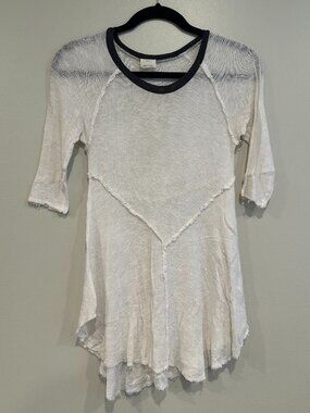 Free People Intimately White Weekends Layering Top xs